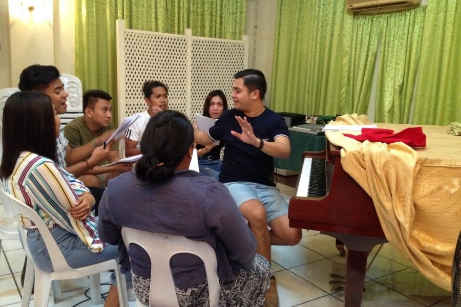 2018 Music Composition Workshop with Kasing Sining theatre group, Bohol, Philippines