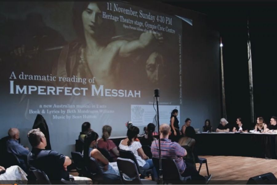2020 Rehearsed Reading, Heritage Theatre, Gympie, Queensland, Australia
